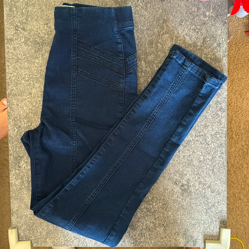 Free People Feel Alright Elastic skinny jeans sz 27